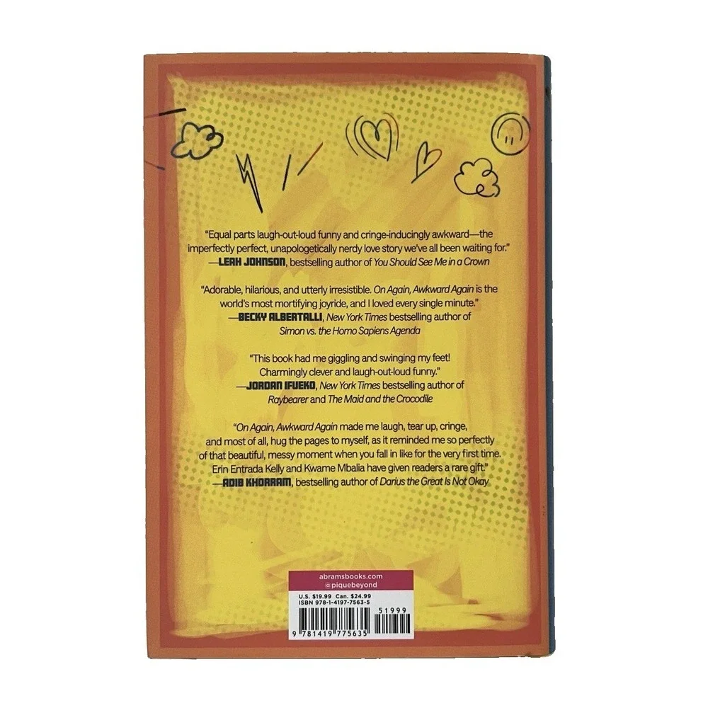 On Again Awkward Again Book by Entrada & Mbalia Teen Love Relationships Read
